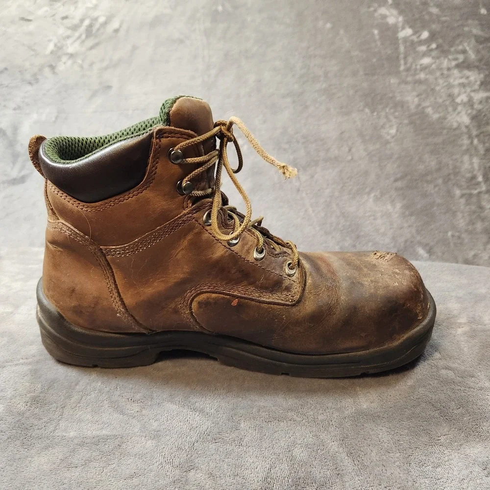 Red Wing Boots Mens 12 Brown Leather 2240 King Toe Waterproof Safety Work